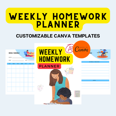 Weekly Homework Planner
